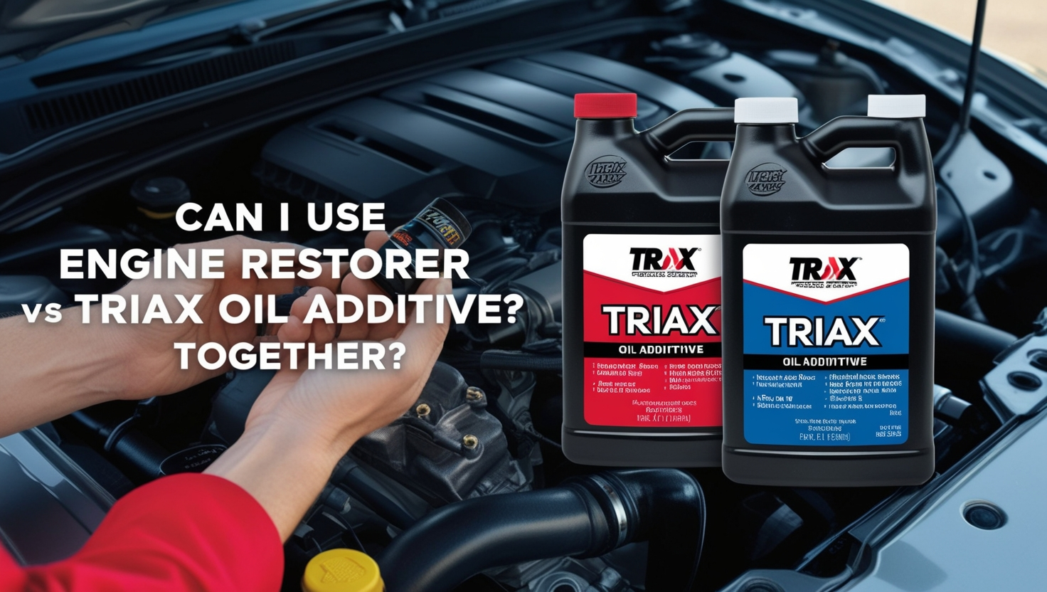 Can I Use Engine Restorer and Triax Oil Additive Together