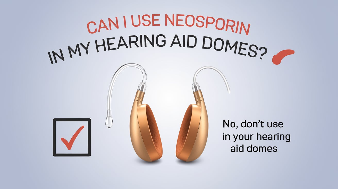 Can I Use Neosporin in My Hearing Aid Domes