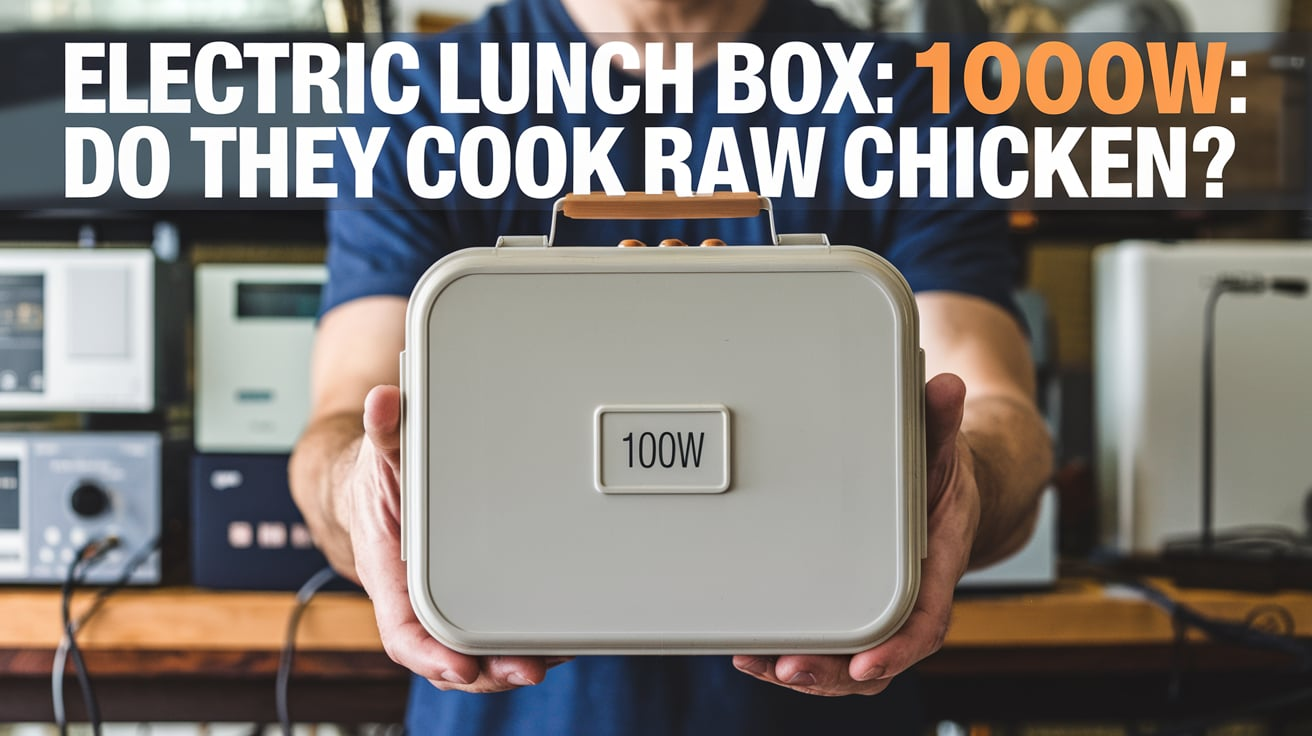 Electric Lunch Box 100W Do They Cook Raw Chicken