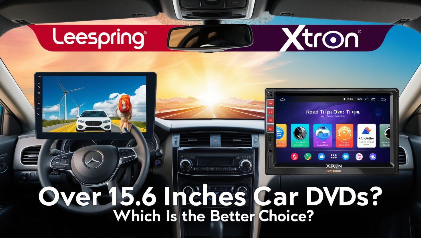 Over 15.6 Inches Leespring vs Xtron Car DVDs