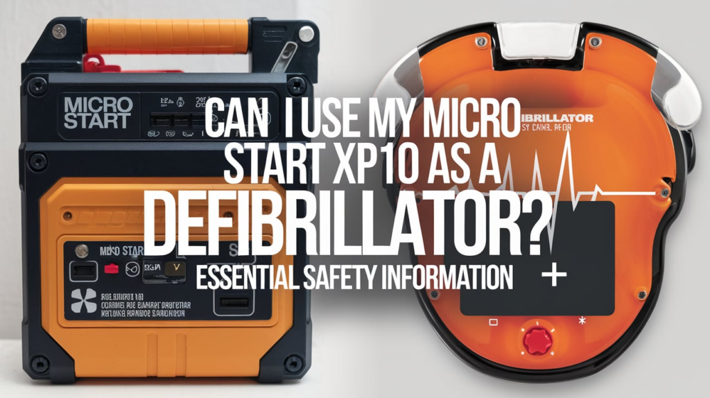 Can I Use My Micro Start XP10 as a Defibrillator